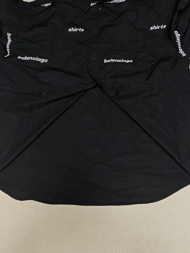 Balenciaga Balenciaga 23ss slogan logo long sleeved shirt-2506 Size US M / EU 48-50 / 2 - 4 Thumbnail