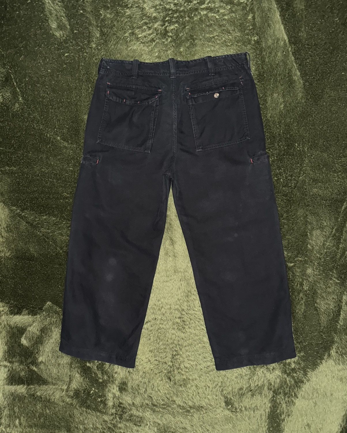 Tommy Hilfiger [W36/L32] TOMMY HILFIGER Japan Hidden Cargo Pants Black Size US 36 / EU 52 - 10 Thumbnail