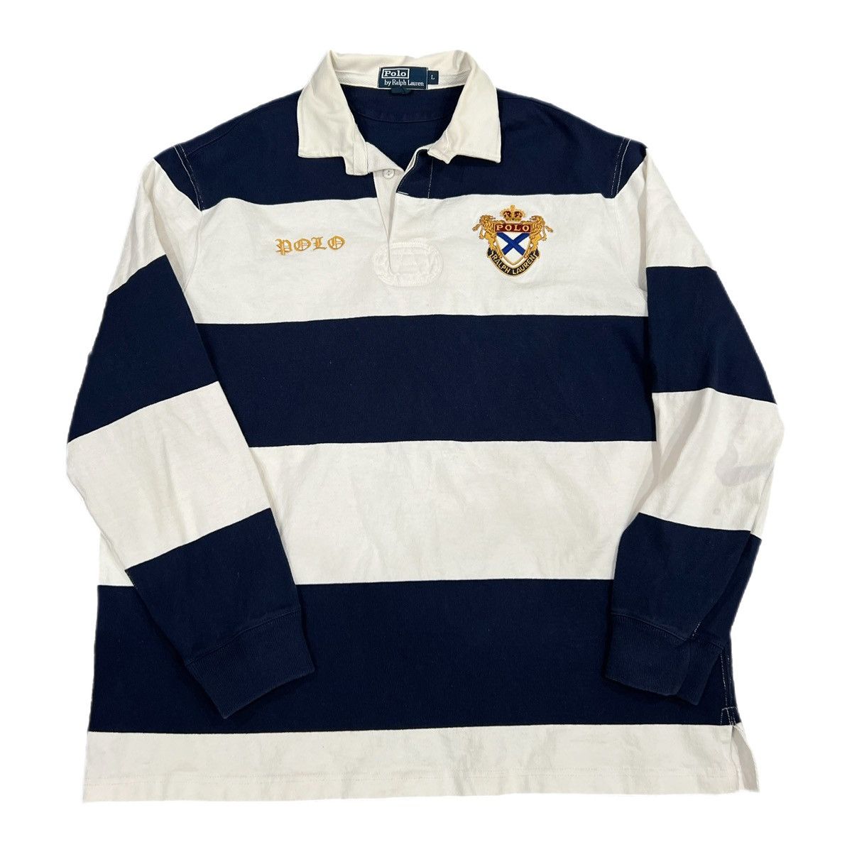 Polo Ralph Lauren Polo Ralph Lauren Rugby Longsleeve Shirt Size US L / EU 52-54 / 3 - 1 Thumbnail