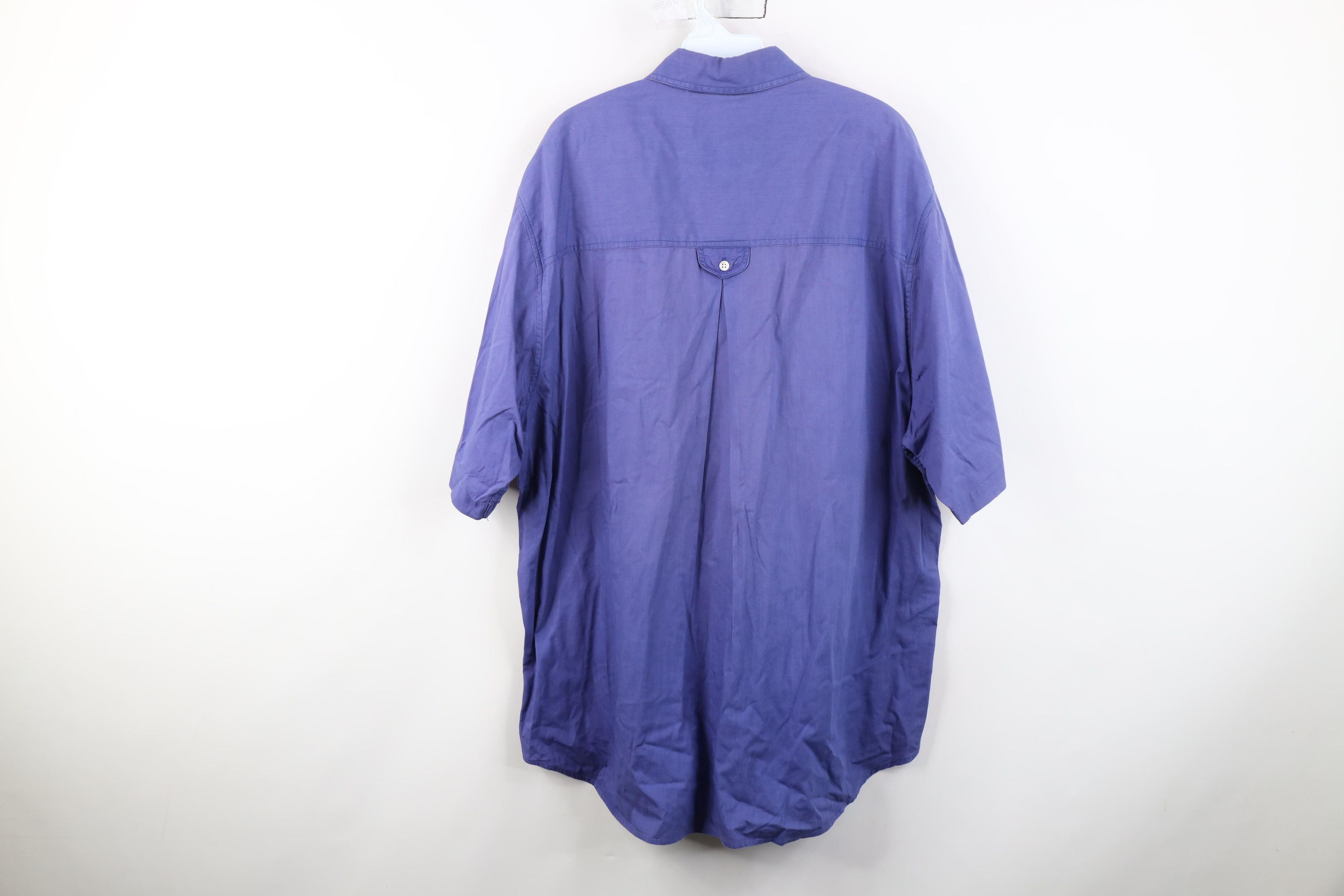 Vintage Vintage 90s Streetwear Short Sleeve Collared Button Shirt Size US XL / EU 56 / 4 - 12 Thumbnail