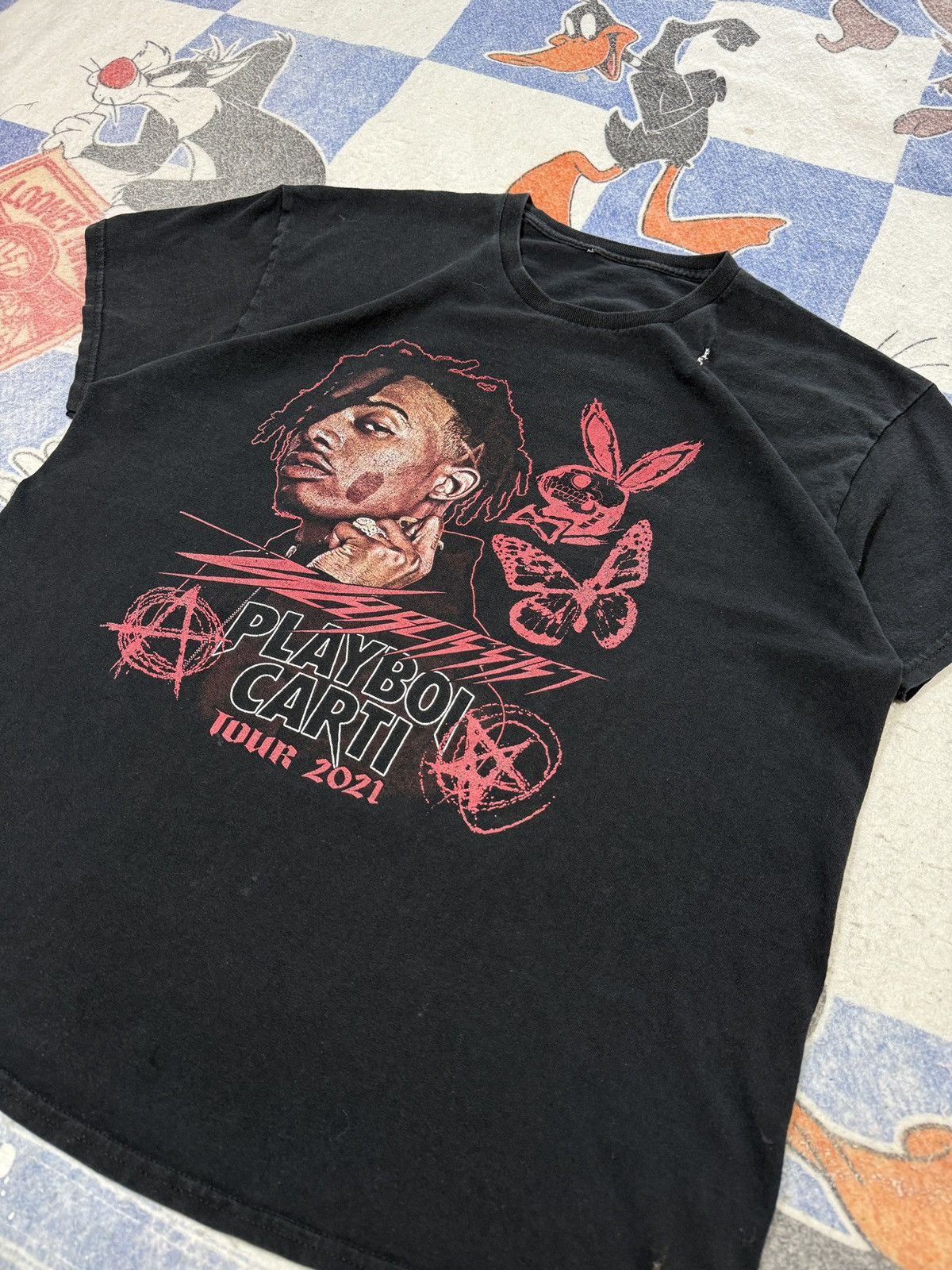 Playboi Carti Playboi Carti narcissist tour tee Size US XL / EU 56 / 4 - 2 Thumbnail