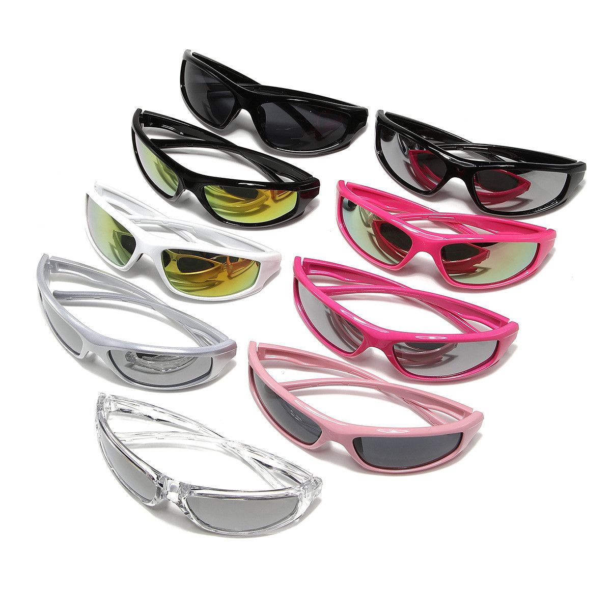 Electric Visual Vintage Street ins style custom avant-garde sunglasses Size ONE SIZE - 3 Thumbnail