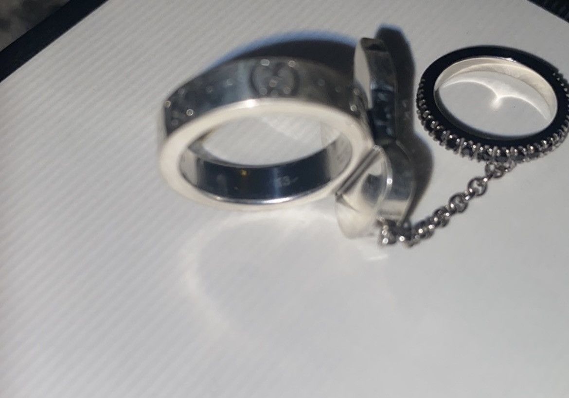 Gucci GUCCI Spinel Bosco & Orso Double Ring size US 6.5 Size ONE SIZE - 7 Thumbnail