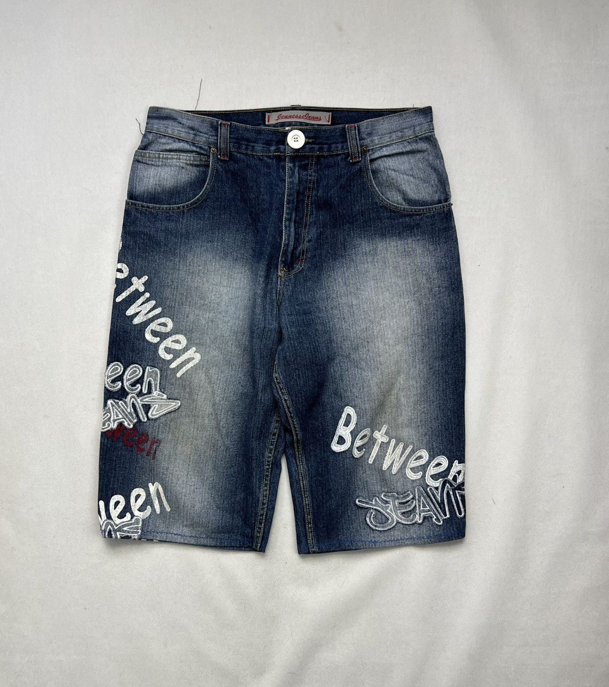 Vintage Baggy Shorts Jeunesse Jeans Between Hil Hop Rap Vintage Size US 44 / EU 60 - 2 Thumbnail