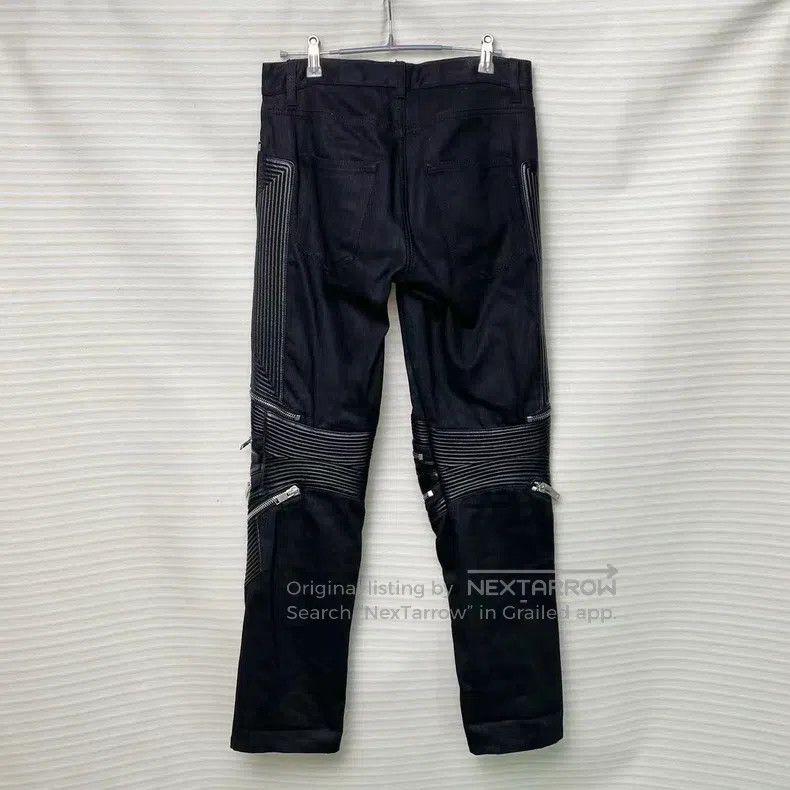 Saint Laurent Paris Saint Laurent Paris Mid-Rise Zippered Straight-Leg Jeans w Size US 28 / EU 44 - 2 Thumbnail