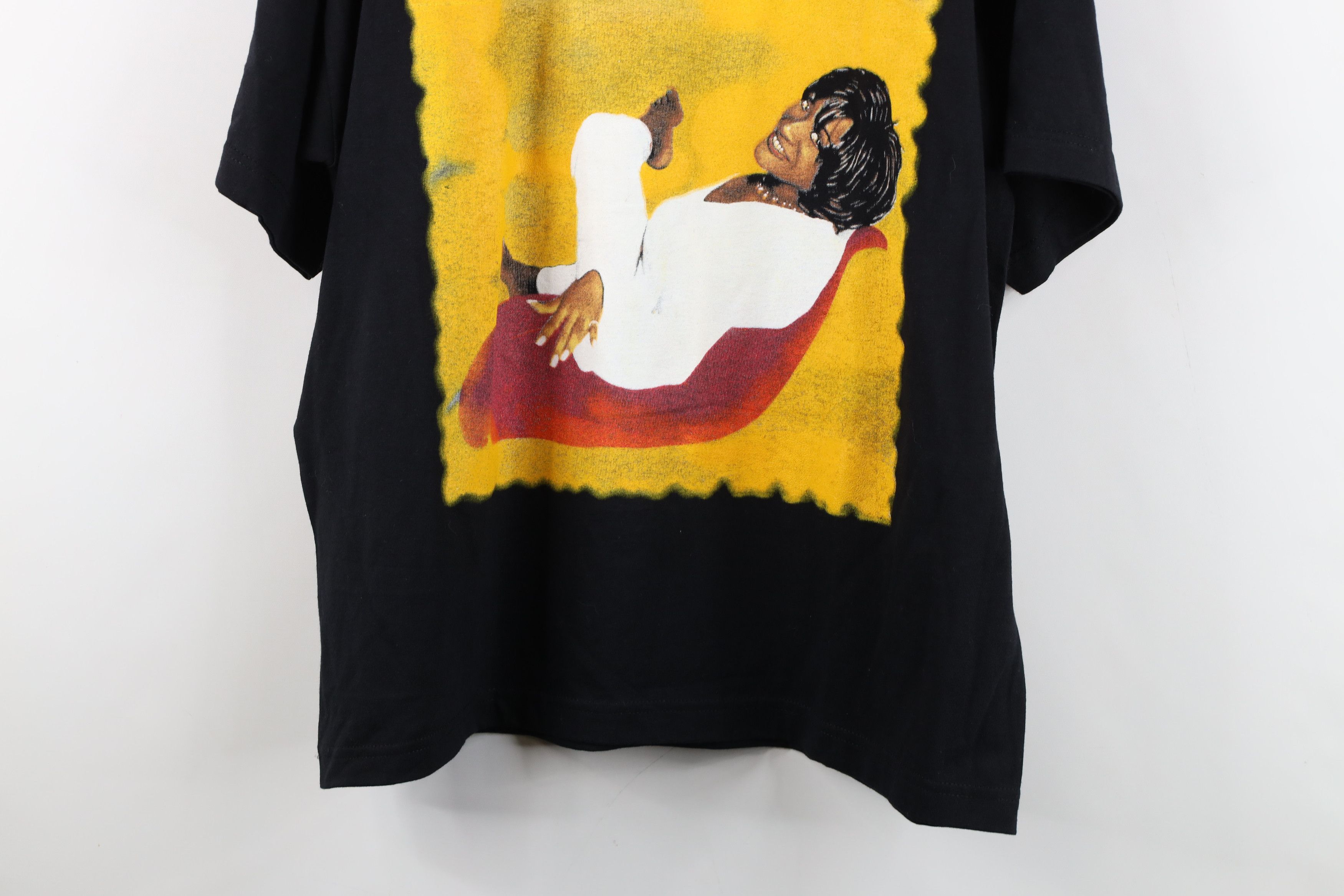 Vintage Vintage 90s Tour Patti La Belle Band T-Shirt Black Cotton Size US XL / EU 56 / 4 - 3 Thumbnail