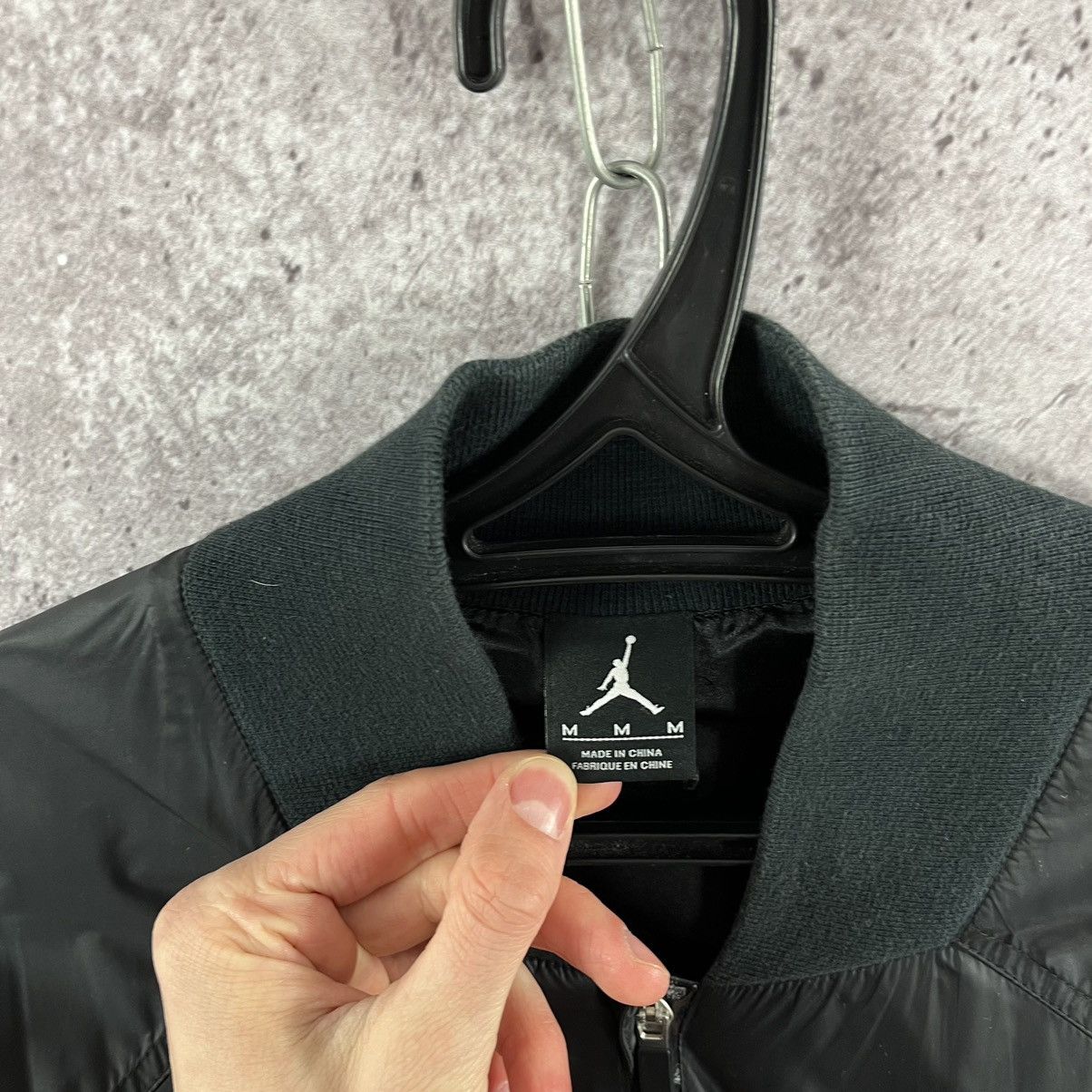 Jordan Brand Jordan Nylon Bomber Jacket Full Zip Y2K Drill Black Size M Size US M / EU 48-50 / 2 - 10 Thumbnail