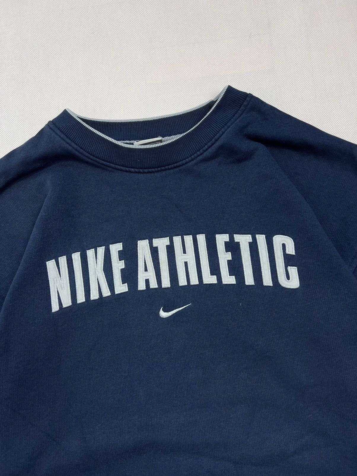 Nike × Vintage Sweatshirt Nike Athletic spellout vintage 90’s 00’s Size US XL / EU 56 / 4 - 2 Thumbnail