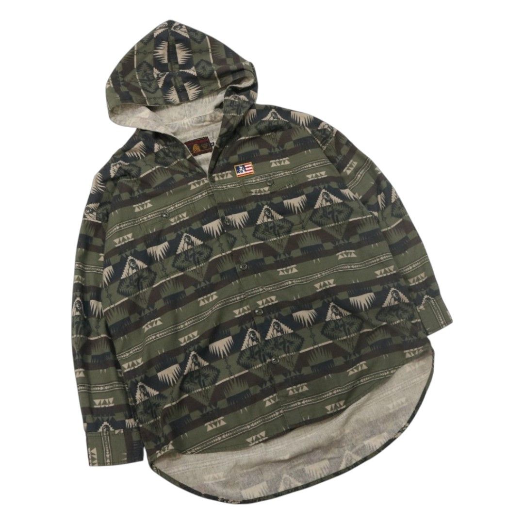 Hysteric Glamour HYSTERIC GLAMOUR Navajo Pattern Hooded Jacket Size M / US 6-8 / IT 42-44 - 1 Thumbnail