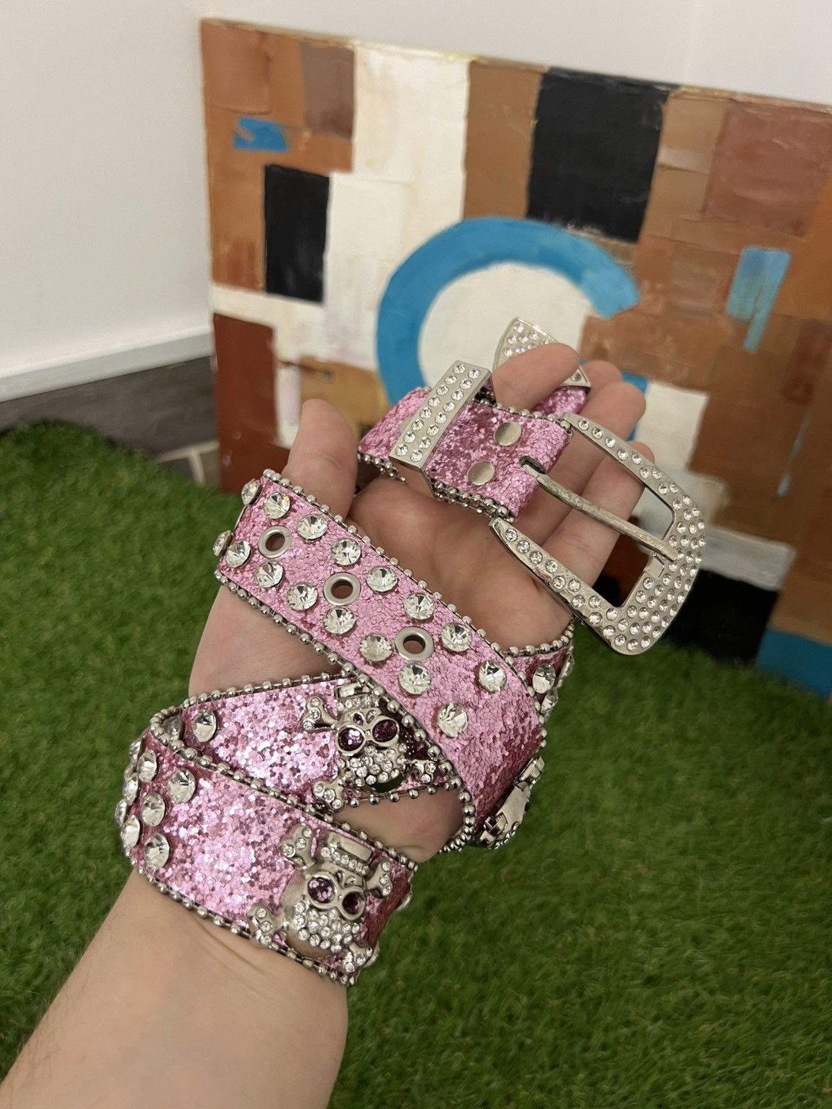 Hysteric Glamour Vintage rhinestones belt bb Simon style Size ONE SIZE - 1 Thumbnail