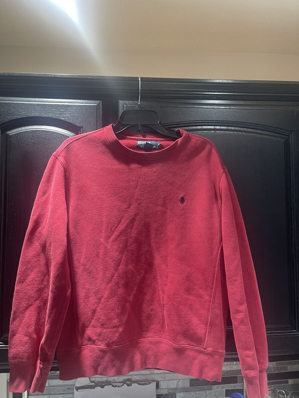 Polo Ralph Lauren Men's Polo by Ralph Lauren Red Crewneck Long Sleeve Size US M / EU 48-50 / 2 - 1 Thumbnail