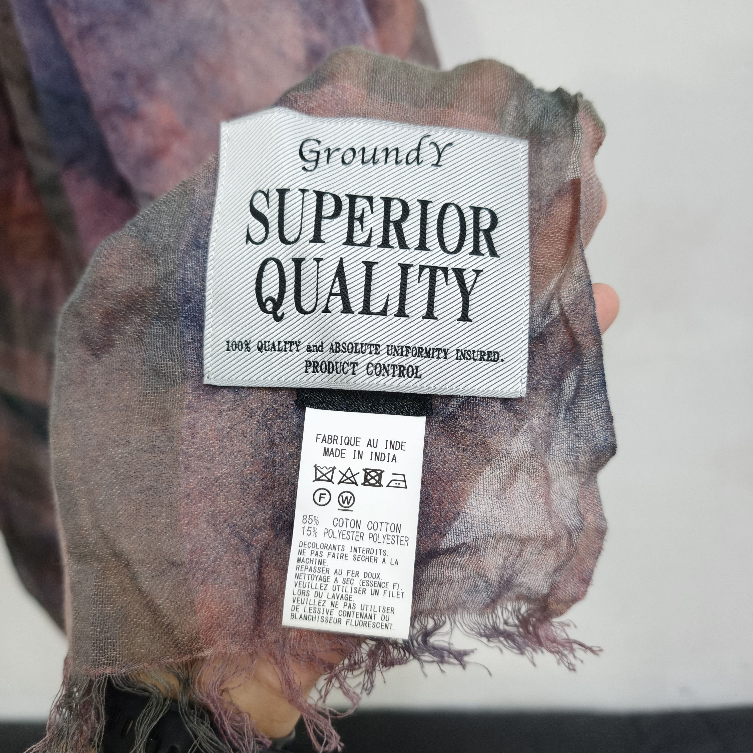 Ground Y Ground Y Superior Quality Scarf Size ONE SIZE - 4 Thumbnail