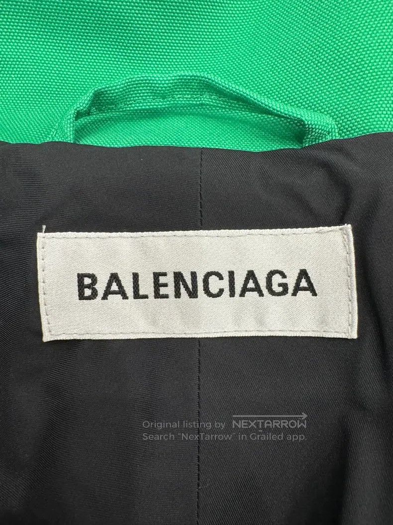 Balenciaga Balenciaga Green Waterproof Windbreaker Jacket Size XXS / US 00 / IT 34 - 5 Thumbnail