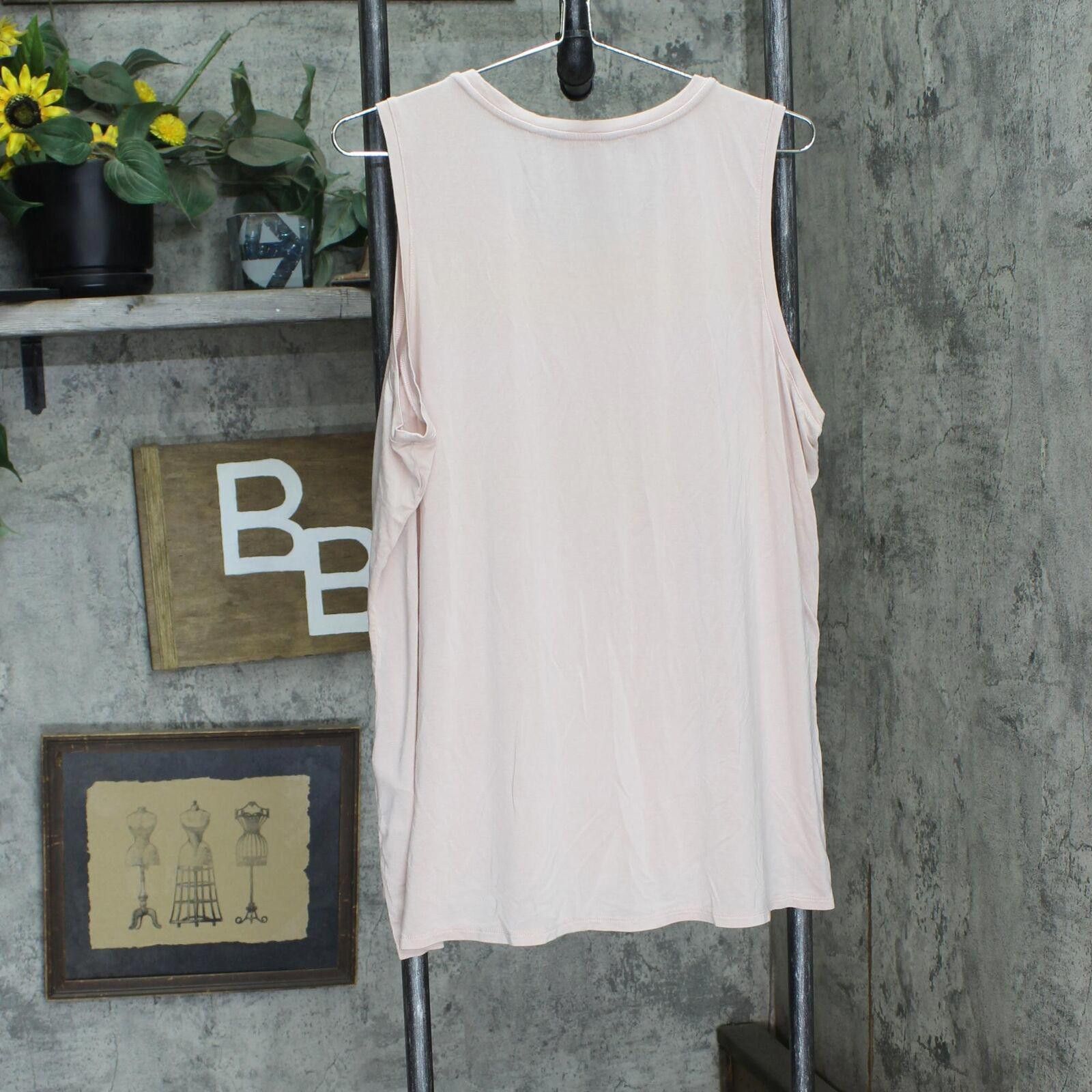 Other Lisa Rinna Collection Knit A-Line Shirt Top Light Pink XL Size XL / US 12-14 / IT 48-50 - 2 Thumbnail