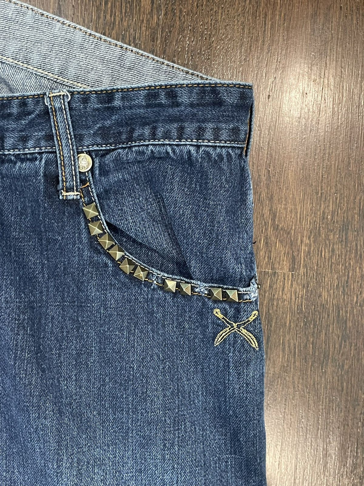 Other Rare vintage Y2K studded jeans Size US 36 / EU 52 - 6 Thumbnail