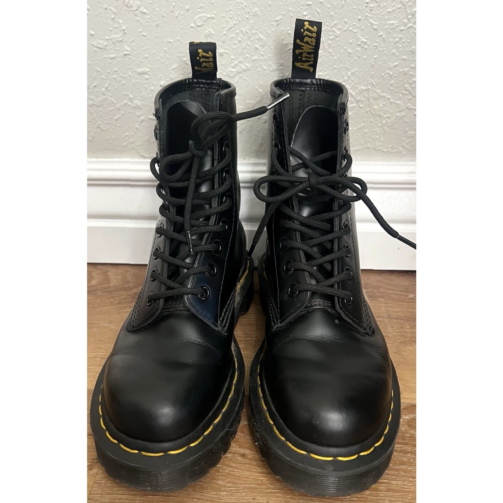 Dr. Martens Dr. Martens 1460 Boot Black 1460 90s Punk Clubwear UK 4 / US 5M EU 37 Women Boots Lace Up Ankle Leather Slip Resistant Flat Heel Vintage No Size US 6 / IT 36 - 4 Thumbnail