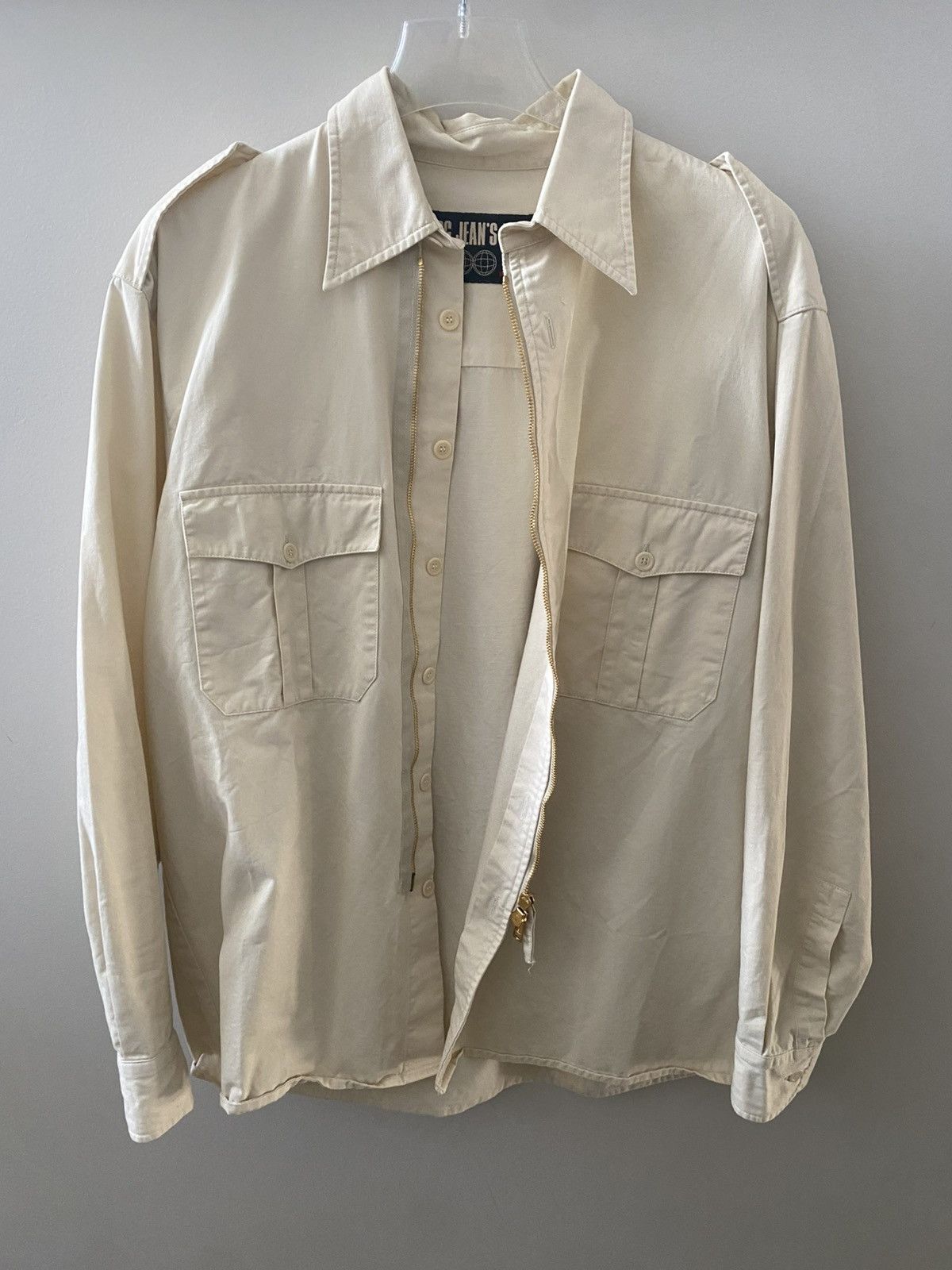 Jean Paul Gaultier JPG Jeans Cotton Military Jacket Size US L / EU 52-54 / 3 - 2 Thumbnail