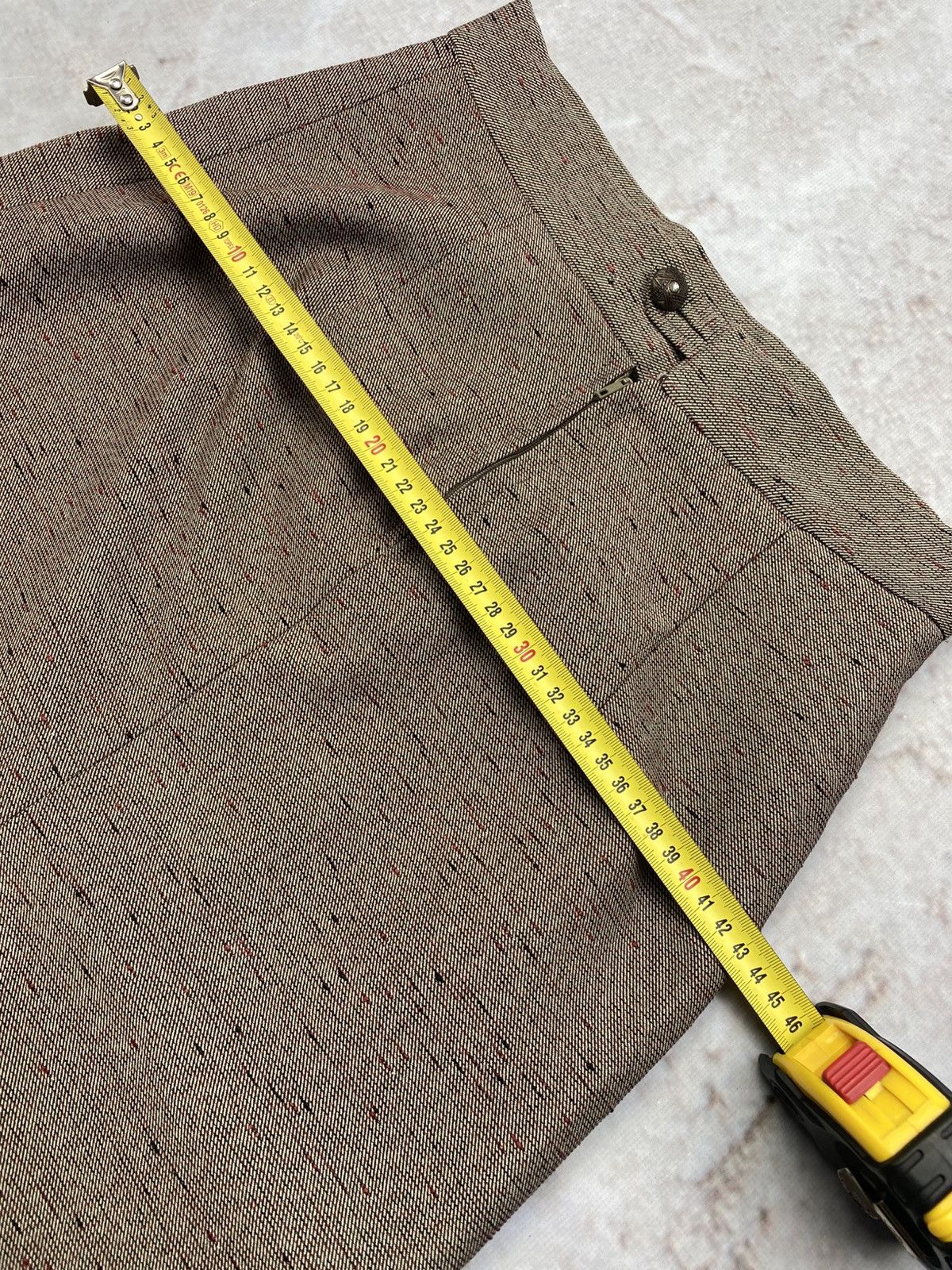 Canali Vintage classic tailored skirt with pattern by Canali Size 28" / US 6 / IT 42 - 8 Thumbnail