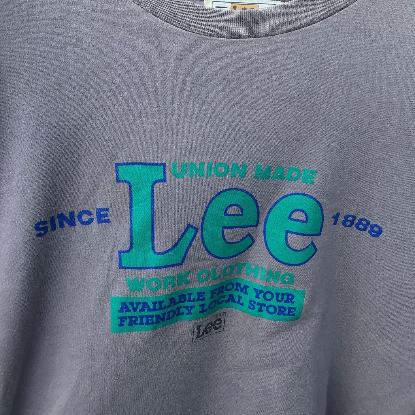 Lee Vintage Lee Sanforized T Shirt tee Single Stitch 50s Size US M / EU 48-50 / 2 - 2 Thumbnail