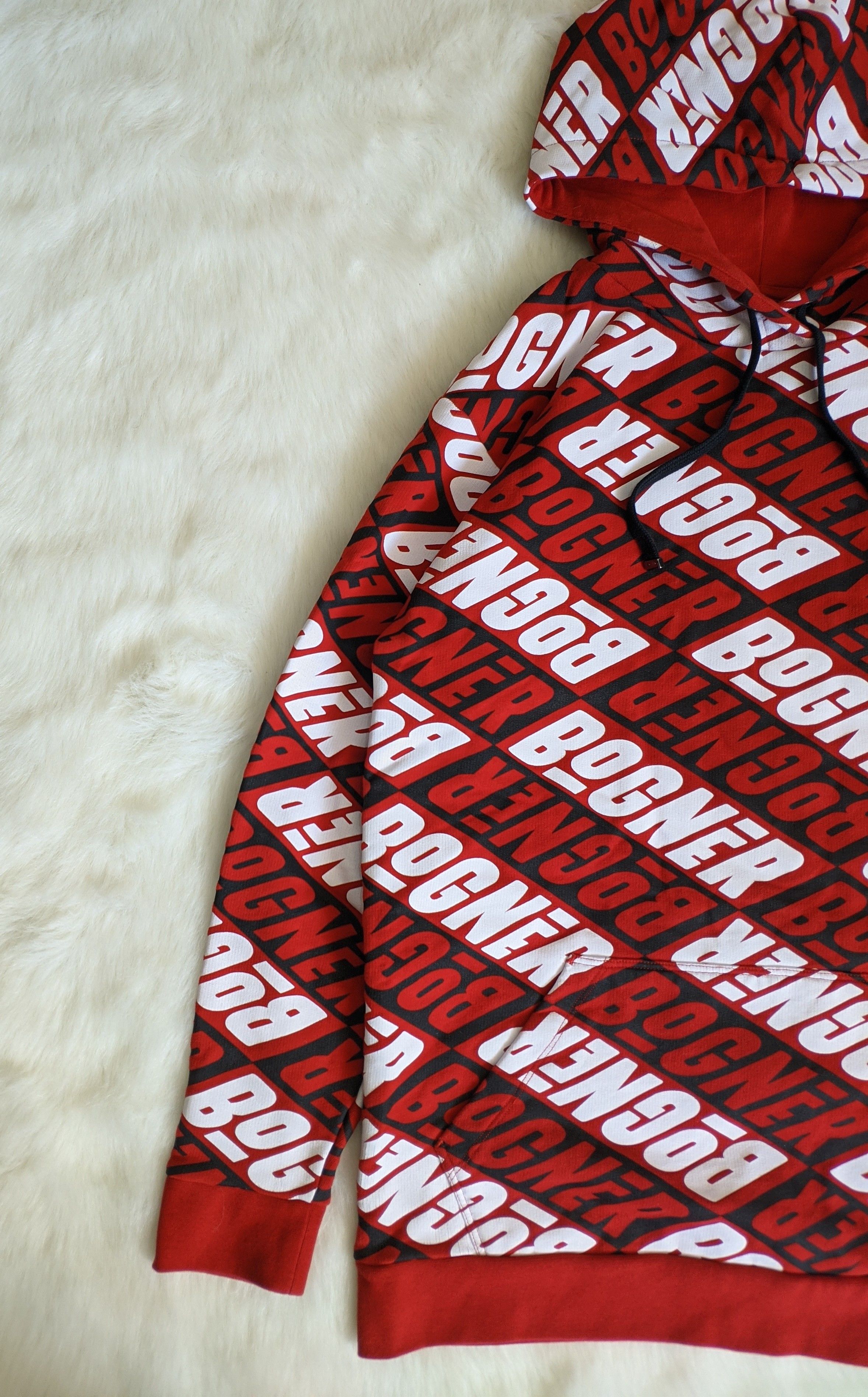 Bogner BOGNER Monogram All Over Logo Print Hoodie Hoodie Size US M / EU 48-50 / 2 - 5 Thumbnail