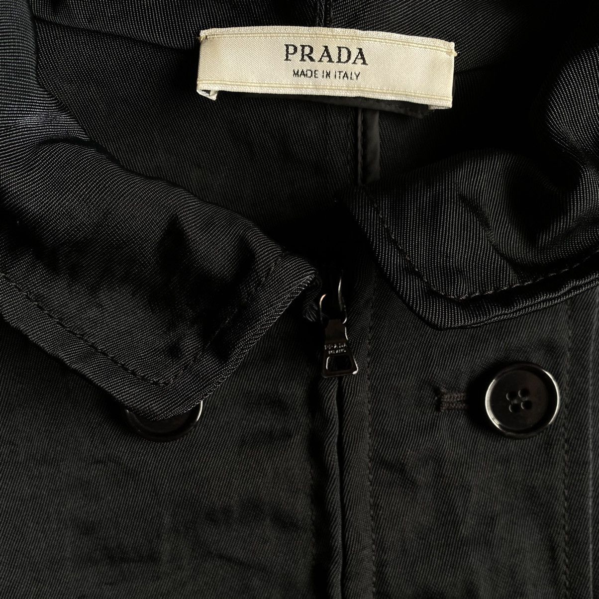 Prada Fall 2008 Nylon 2 Way Zip Coat Size XS / US 0-2 / IT 36-38 - 6 Thumbnail