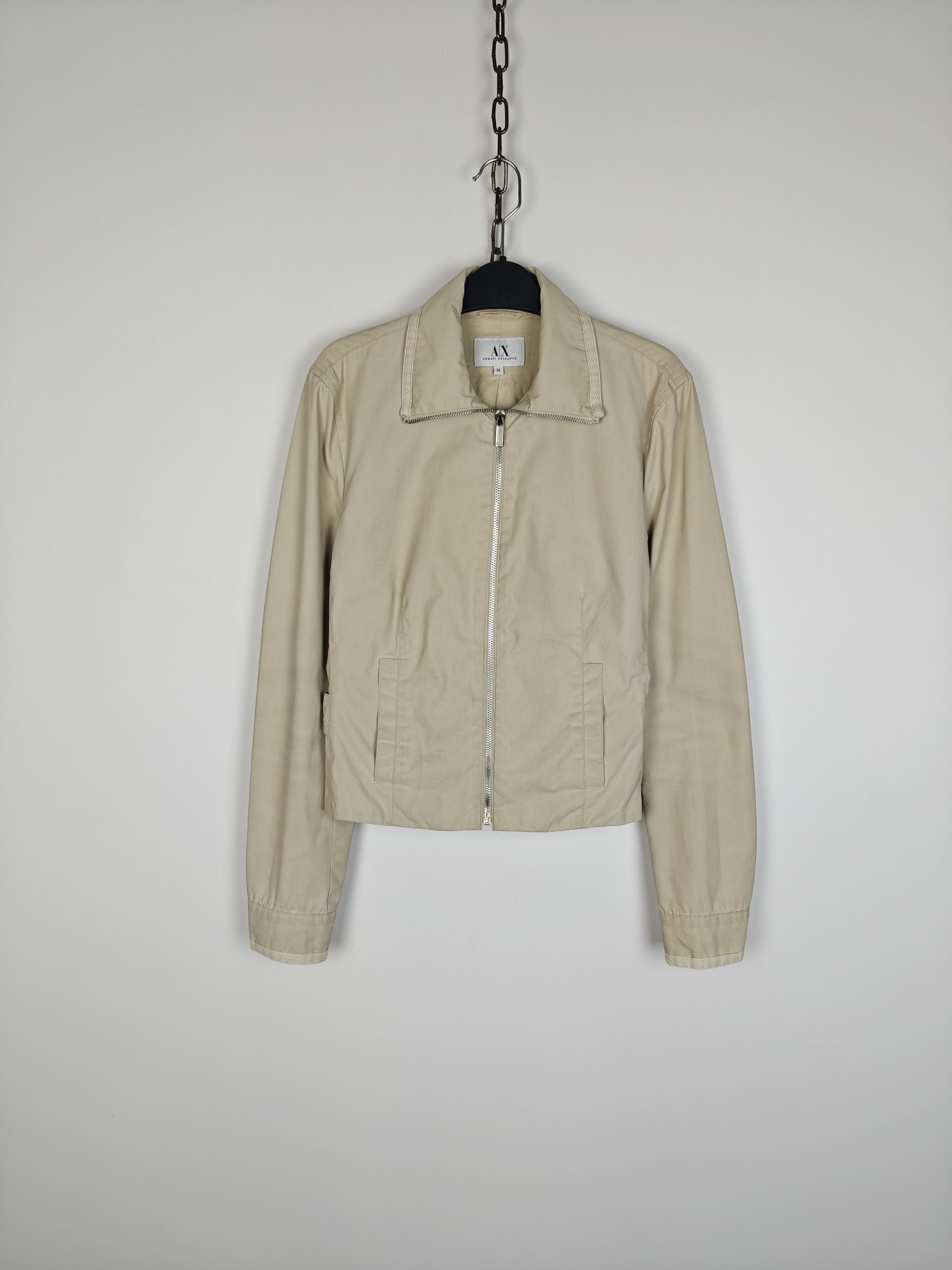 Armani Exchange Armani Exchange Jacket Jacket Zip AX Vtg Beige size M Size M / US 6-8 / IT 42-44 - 1 Thumbnail