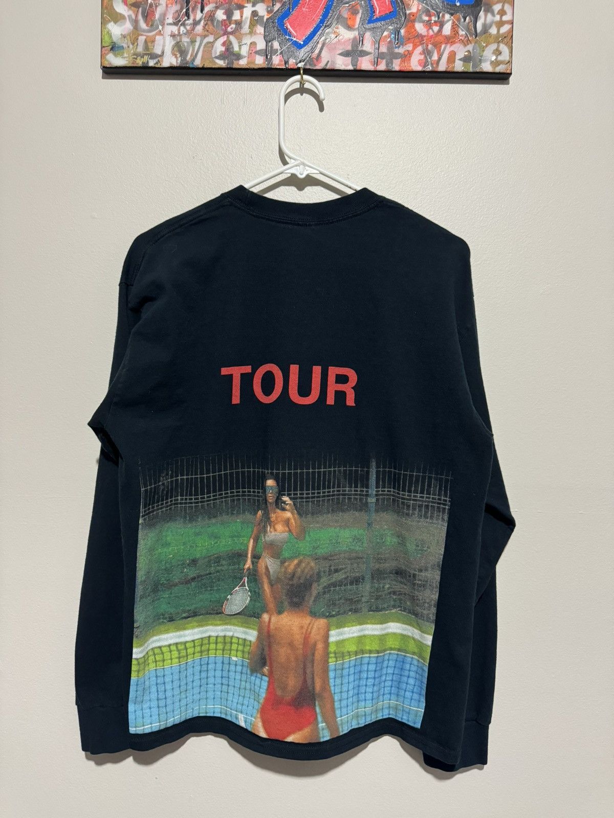 image of Kanye West Saint Pablo Kim Kardashian Black Medium Ls, Men's