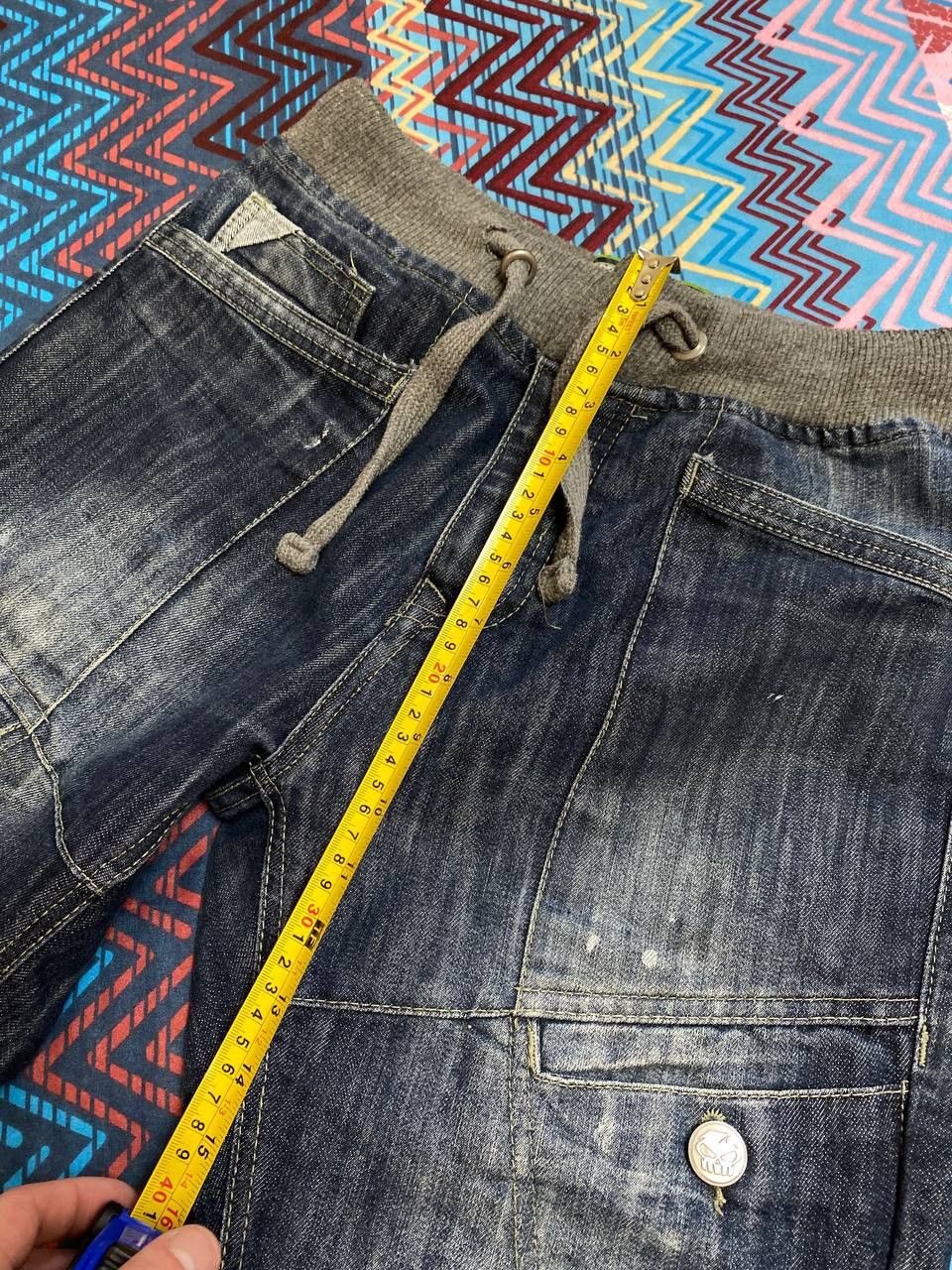 No Fear Distressed Washed Denim short streetwear Vintage Y2K No fear Size US 30 / EU 46 - 12 Thumbnail