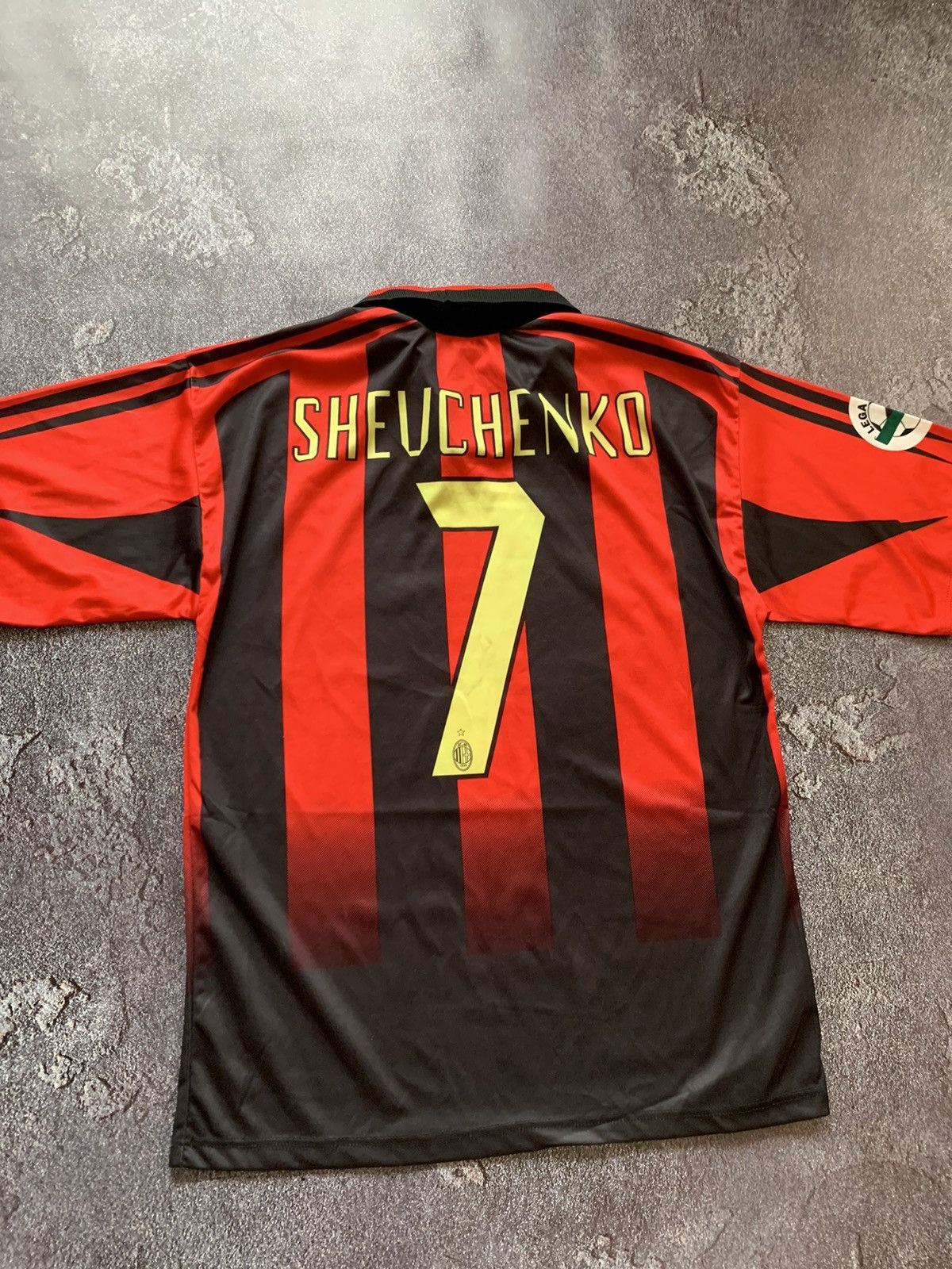 Vintage Vintage AC Milan Soccer Jersey #7 Shevchenko Bootleg Size US M / EU 48-50 / 2 - 3 Thumbnail