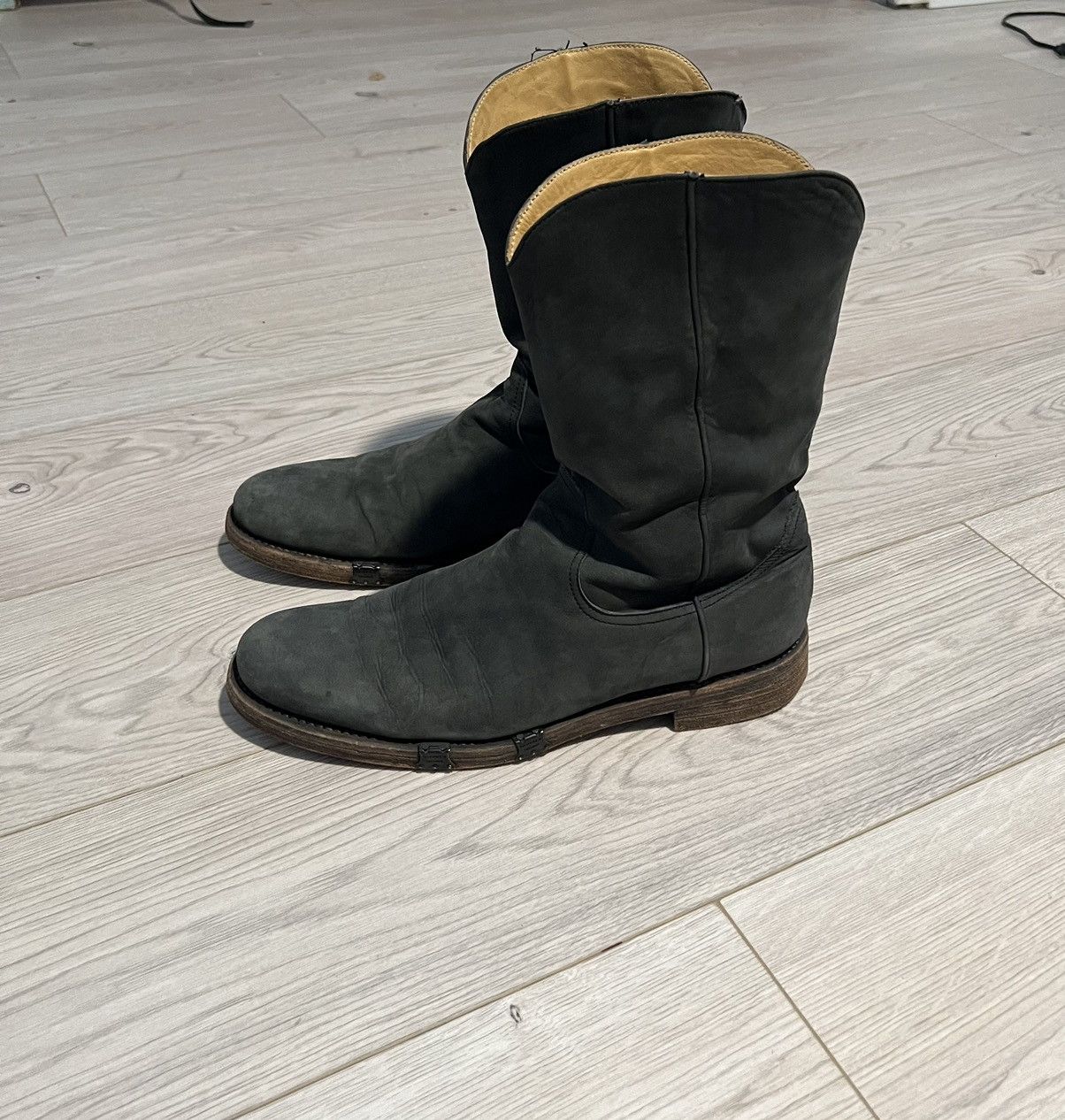 image of Number N Ine Number (N)Ine 07Ss "about A Boy" Pecos Boots in Brown, Men's (Size 8)