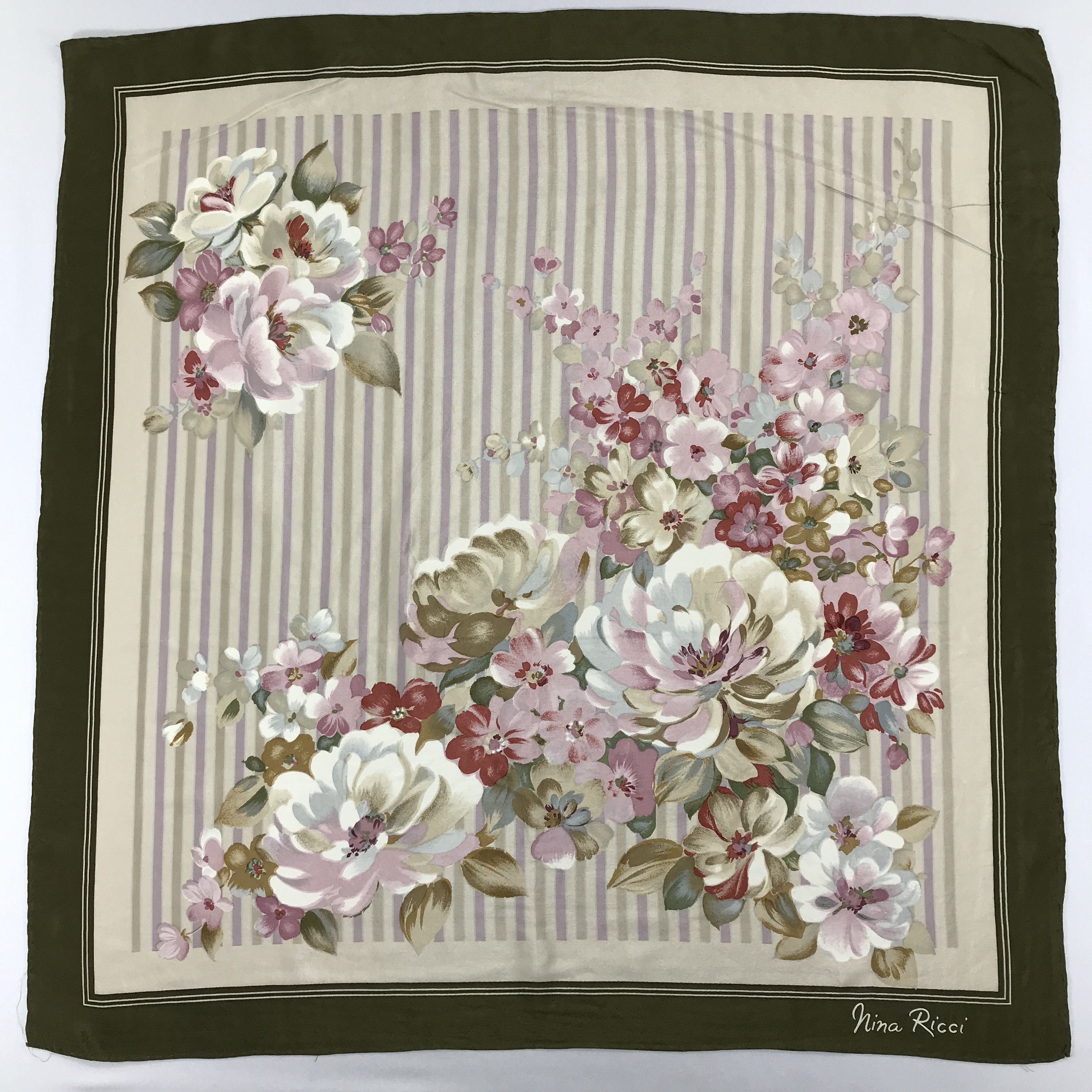 Nina Ricci Vintage Nina Ricci Silk Scarf Size ONE SIZE - 2 Thumbnail