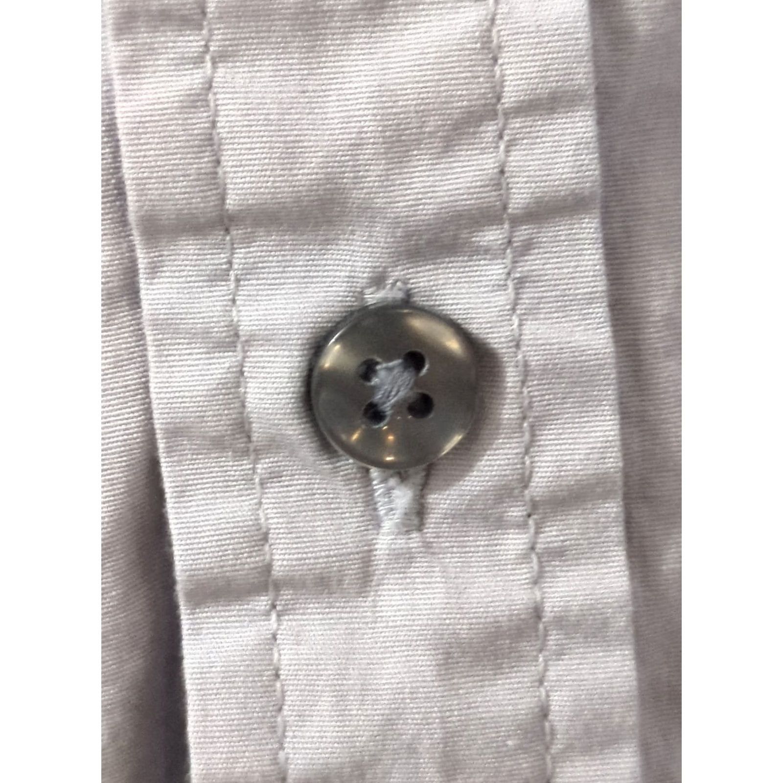 Kenneth Cole Kenneth Cole Men’s Short Sleeve Shirt 2 Pocket Slim Fit Medium Gray/Blue Shirt M Mens Gray Short Sleeve Button-Up Casual Slim Fit Pockets Size US M / EU 48-50 / 2 - 4 Thumbnail