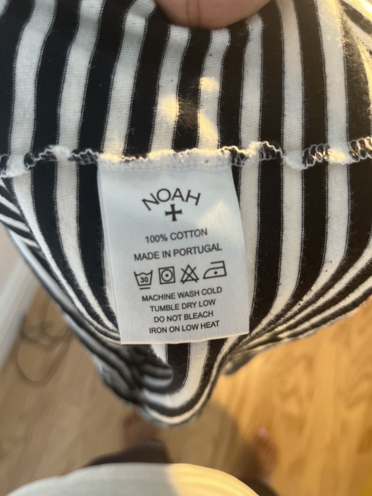 Noah Noah - Long Sleeve Black/White Stripe T-shirt | Grailed
