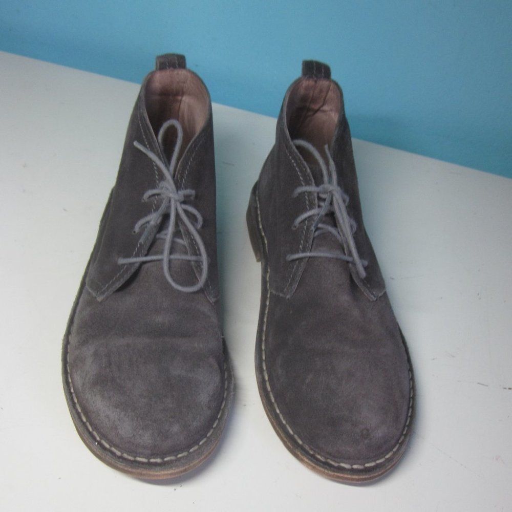 Other Eric Michael Gray Suede Lace Up Booties Size 37 / 6.5 Size US 7 / IT 37 - 1 Thumbnail