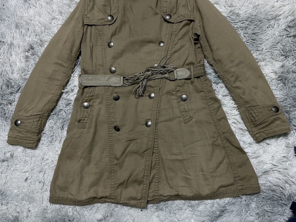 2000s G.O.A TECHTICAL PARKA JACKET LEATHER BELT