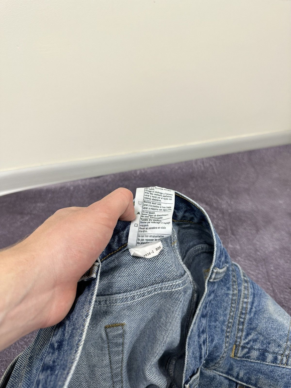 Carhartt Vintage 90s Carhartt USA Relaxed Fit Opium Faded Work Jeans Size US 36 / EU 52 - 15 Thumbnail