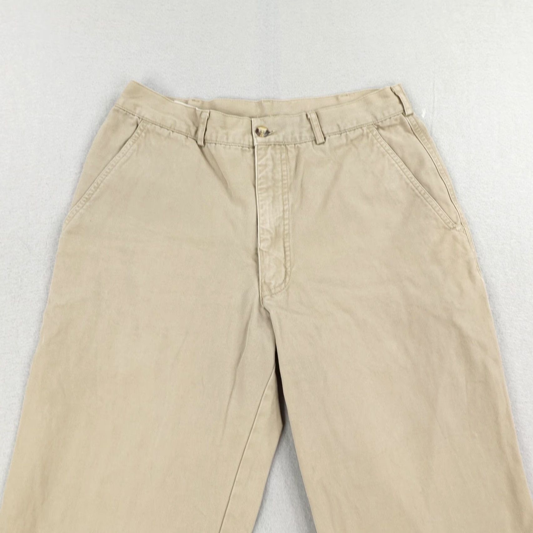 Patagonia Vintage Patagonia Pants Mens 31 Khaki Beige Straight Chino Organic Canvas 90s Size US 31 - 2 Thumbnail