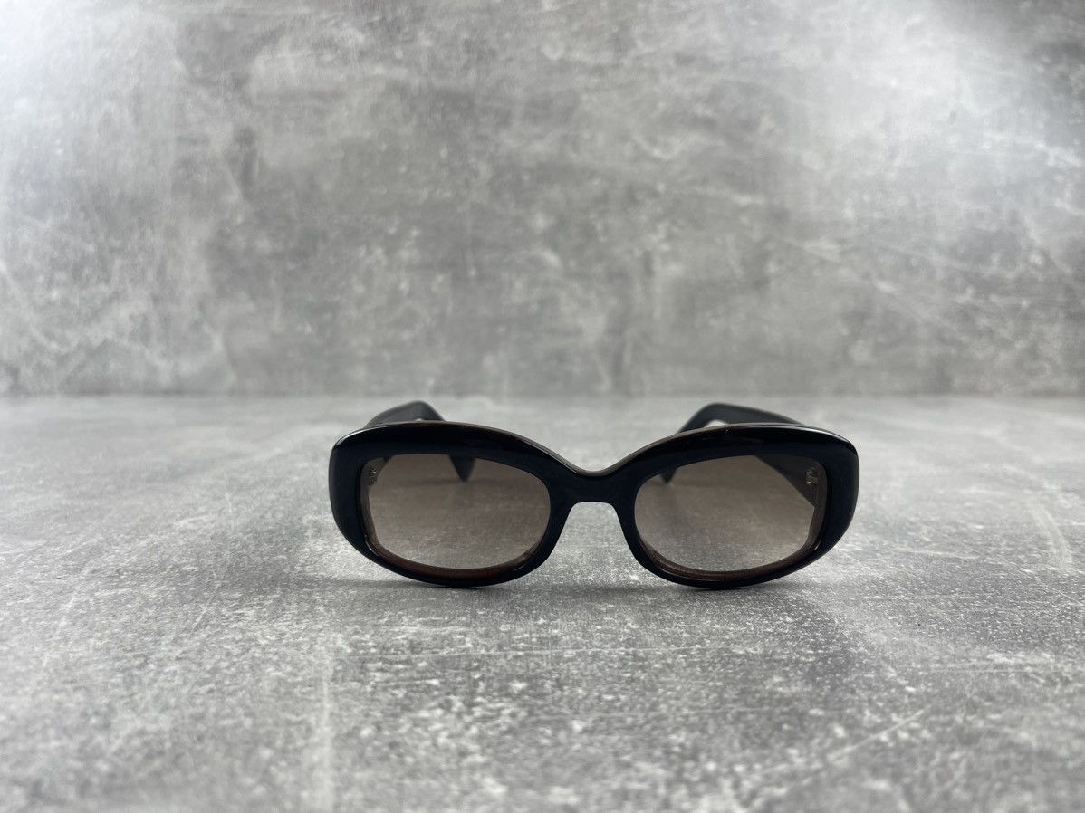 Escada Escada 00s Oval Acetate Sunglasses Brown Tortoise Hand Made Size ONE SIZE - 2 Thumbnail