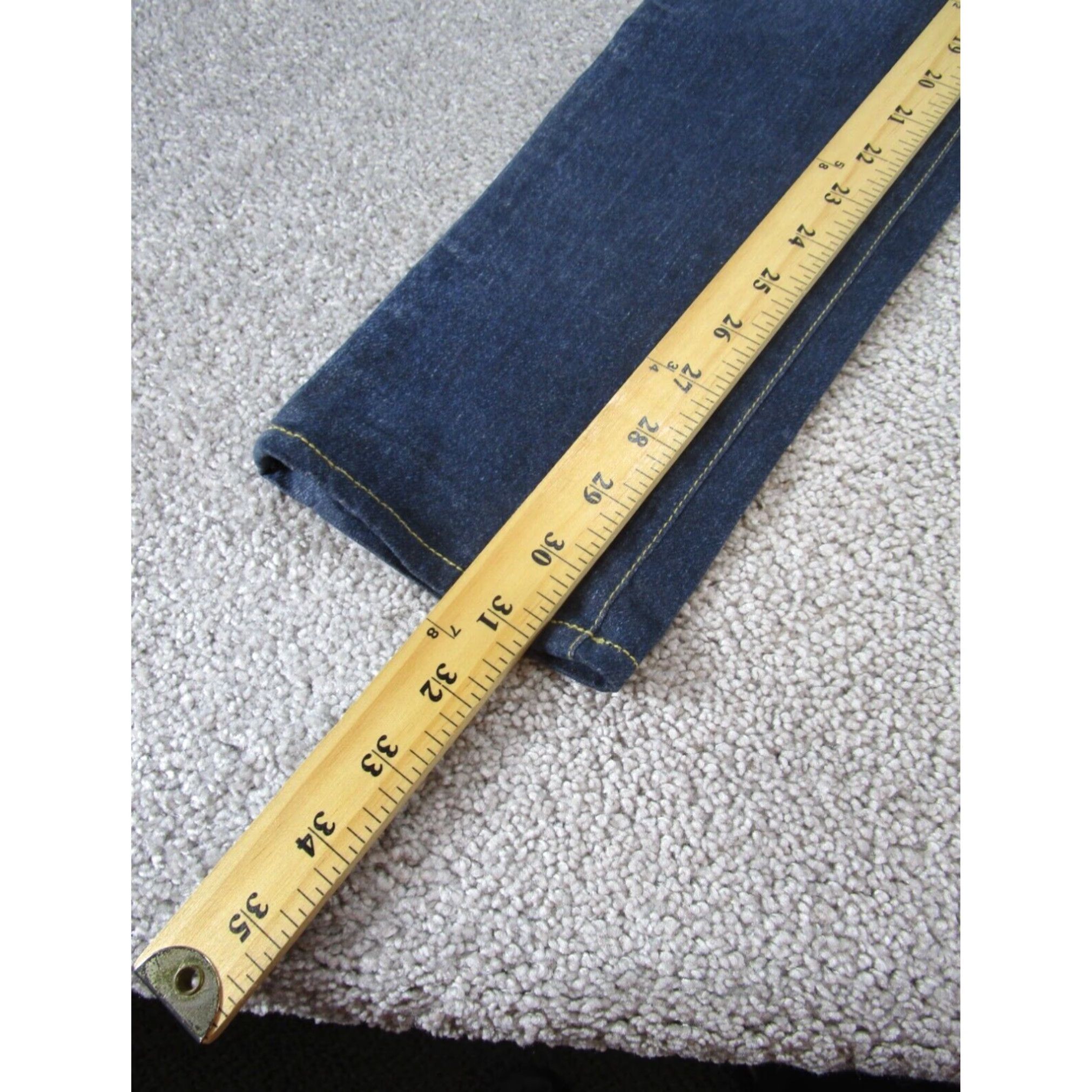 Denime AG Adriano Goldschmied Womens Dark Blue Low Rise Jegging Jeans Size 27 Size 27" / US 4 / IT 40 - 6 Thumbnail