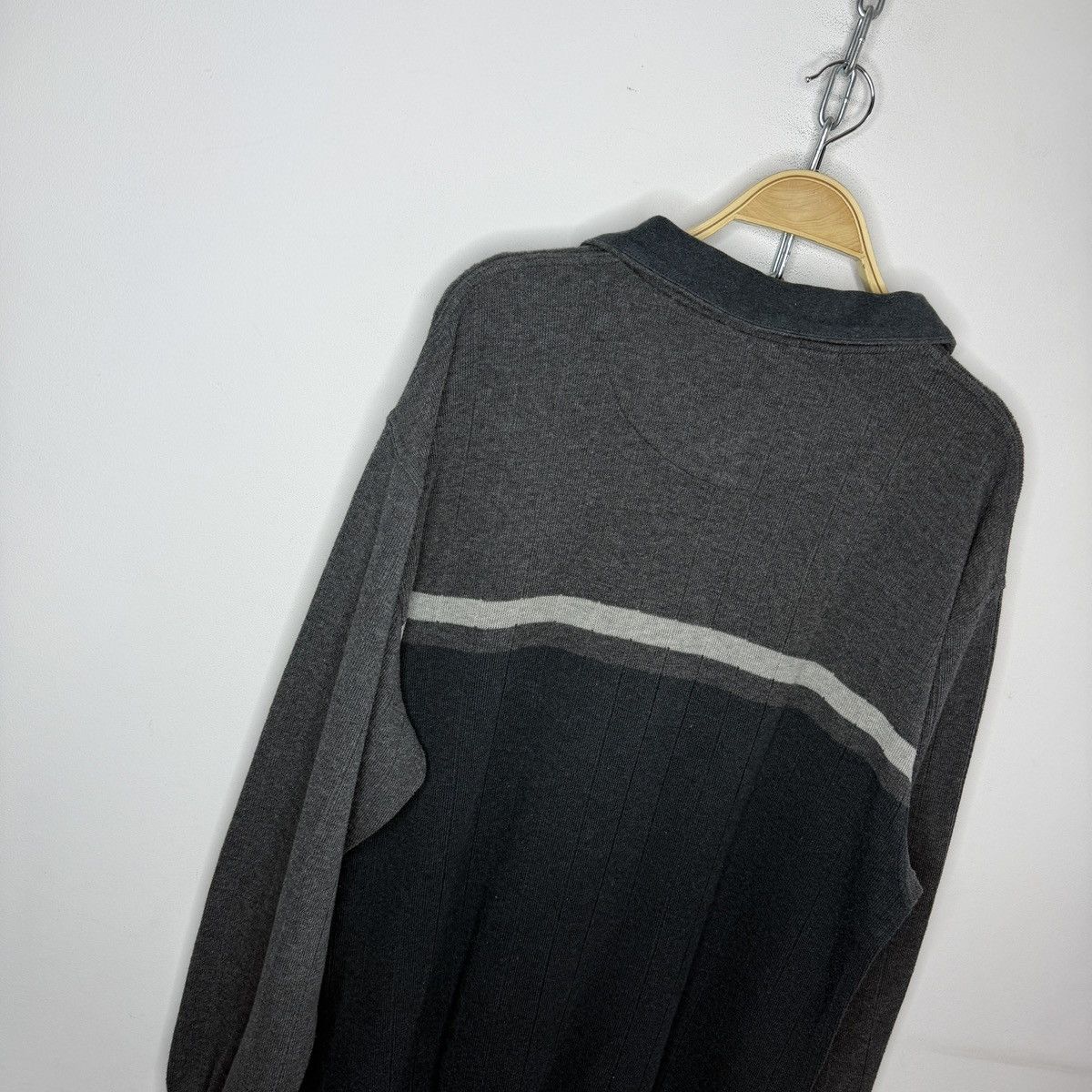 Yves Saint Laurent Vintage YSL Yves Saint Laurent Sweatshirt Half Zip Grey 90s Size US XL / EU 56 / 4 - 9 Thumbnail
