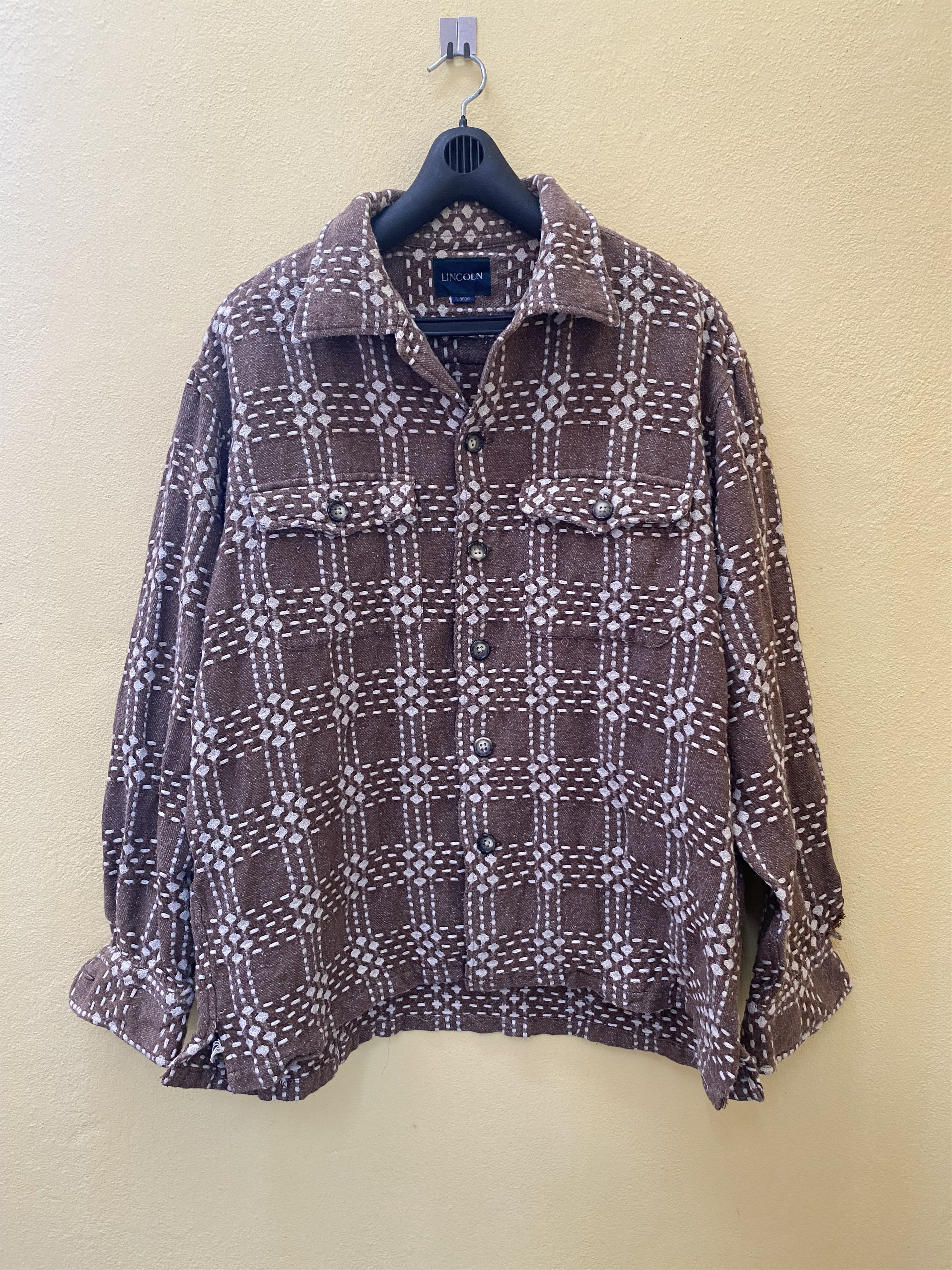 Japanese Brand × Vintage Lincoln Sashiko japan button shirt Size US L / EU 52-54 / 3 - 2 Thumbnail