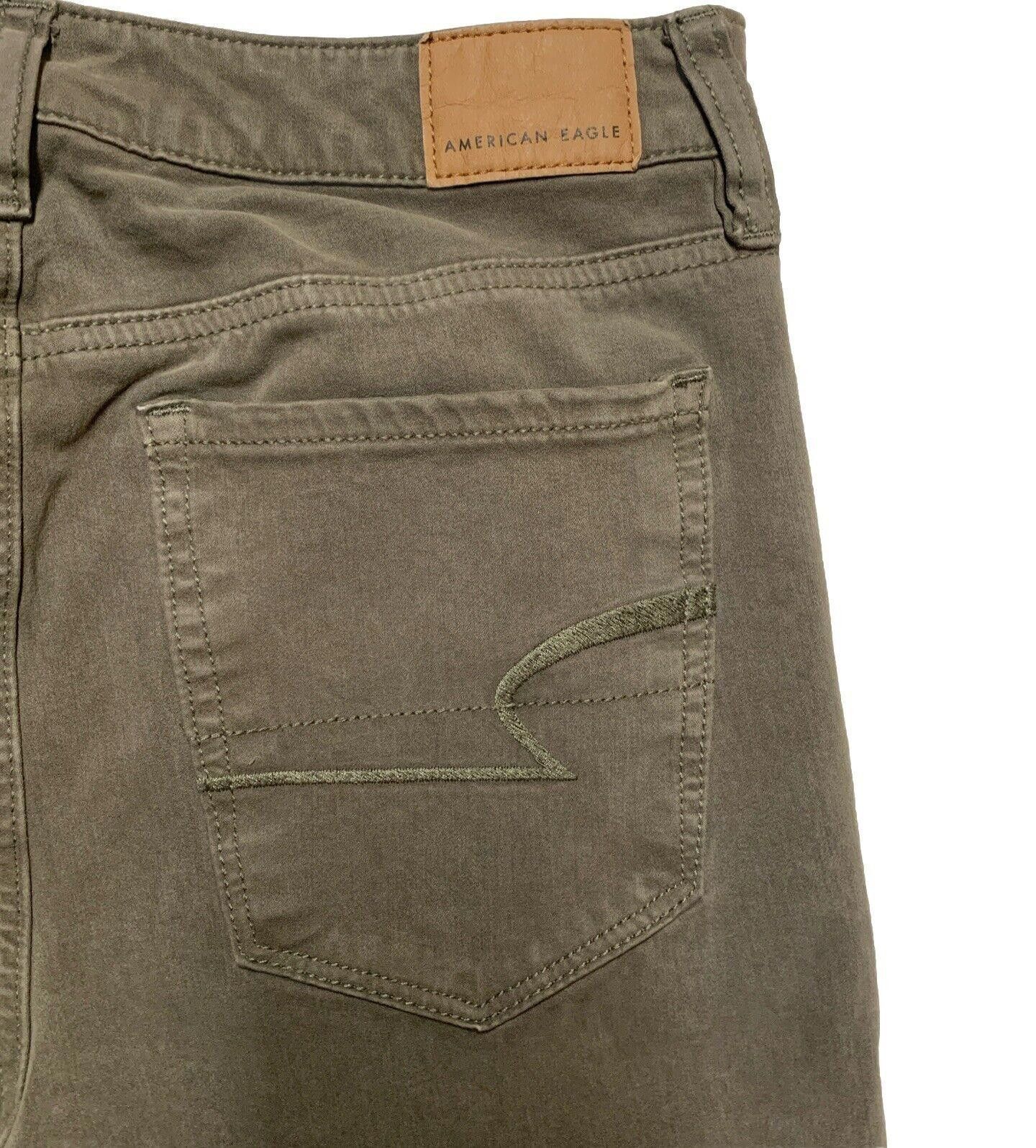 American Eagle Outfitters American Eagle Women's Sz 2 Green High Rise Stretch Jegging Size 26" / US 2 / IT 38 - 5 Thumbnail