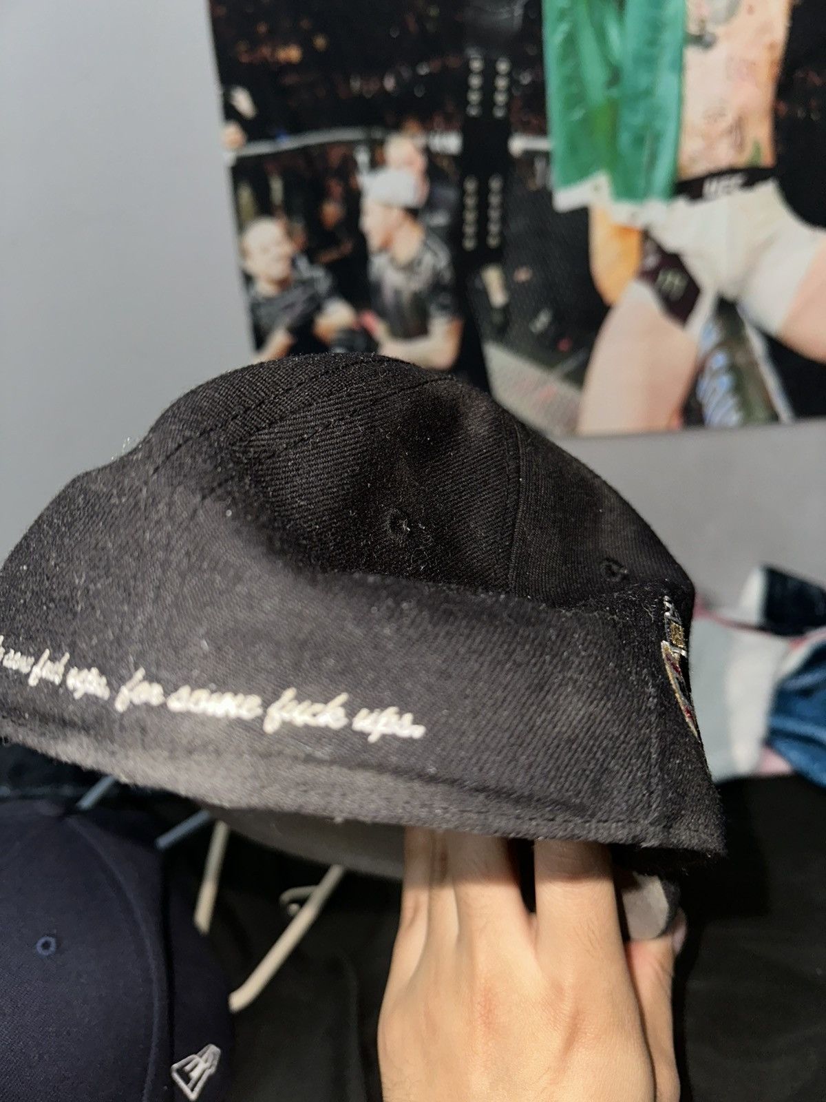 Fuck The Population FTP Fitted Hat 7 1/8 Size ONE SIZE - 3 Thumbnail