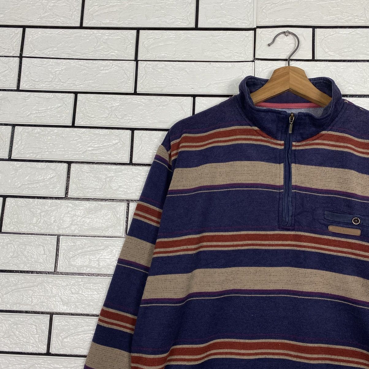 Japanese Brand Vintage Sweatshirt Striped Nicole Morrison Issey Miyake Size US L / EU 52-54 / 3 - 8 Thumbnail