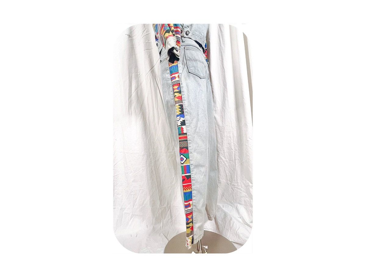 Other VTG 80s Jou Jou Navajo Printed Jacket + Pants Denim Tuxedo 9 Size 31" - 10 Thumbnail