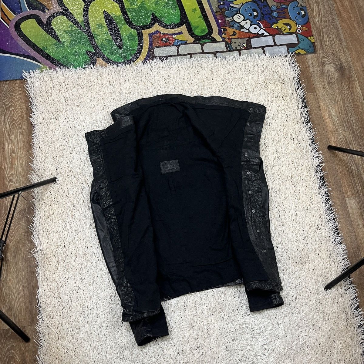 Allsaints Vintage Allsaints Kaito Leather Jacket Rick Owens STYLE Size L / US 10 / IT 46 - 3 Thumbnail