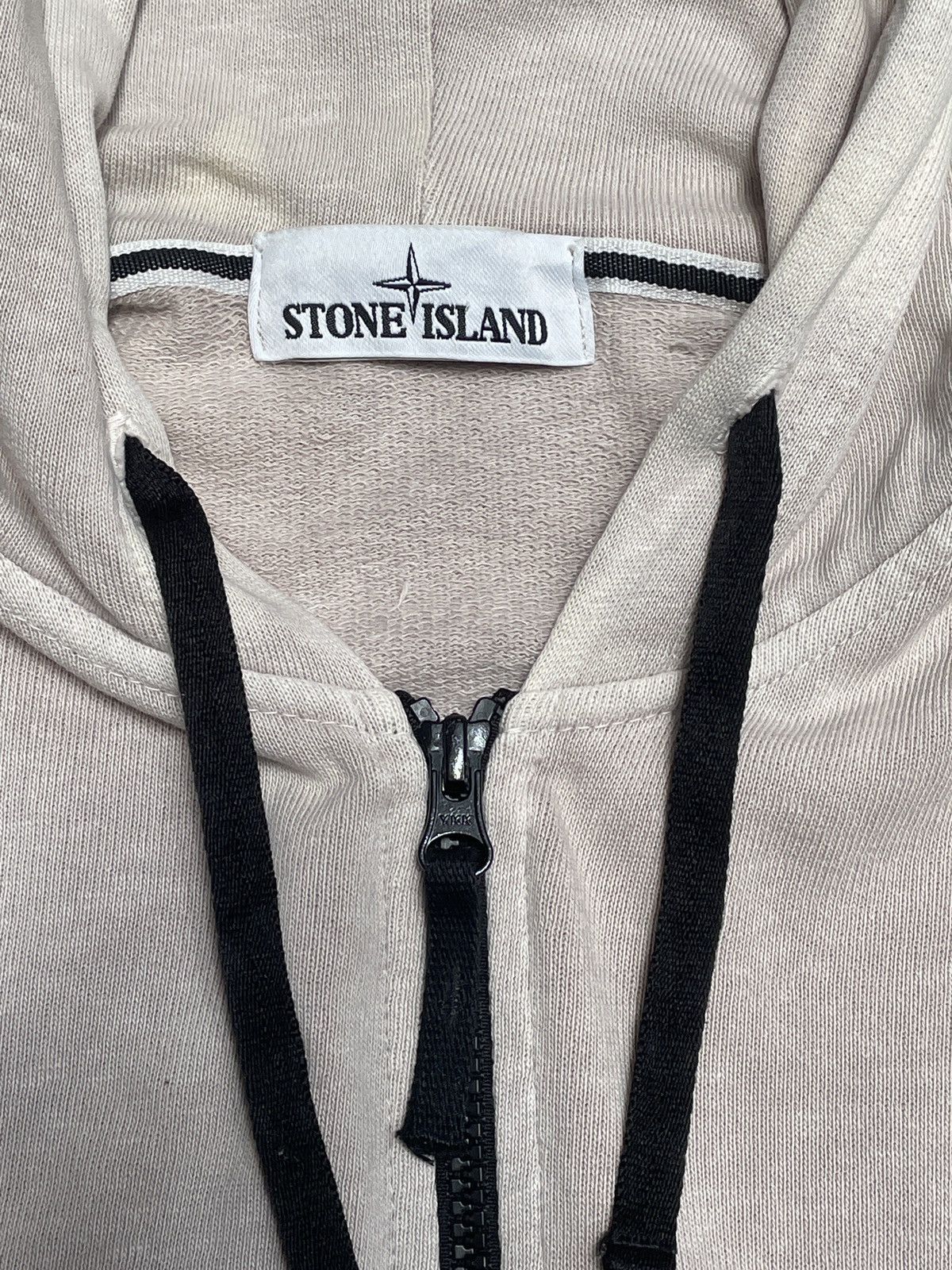 Stone Island Isla Zip Up Hooded Sweatshirt Dry Grey 2000s Size US S / EU 44-46 / 1 - 9 Thumbnail