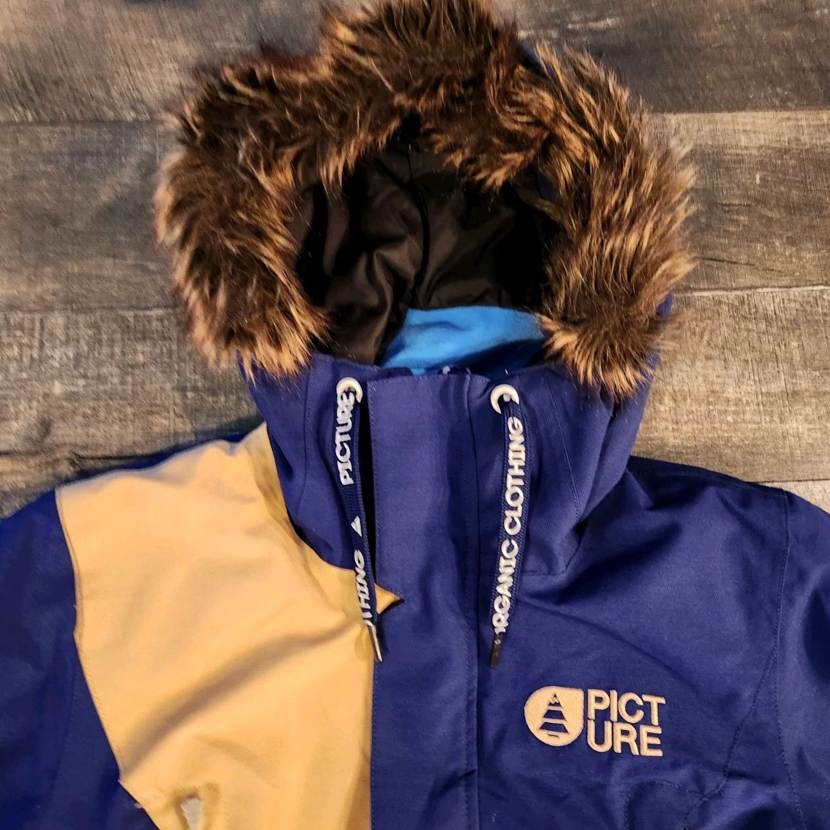 Vintage VINTAGE? No. Picture Womens Ski Jacket Medium M Blue Thermal Dry Fur Recycled Organic Snowboarding Fur? Size M / US 6-8 / IT 42-44 - 7 Thumbnail