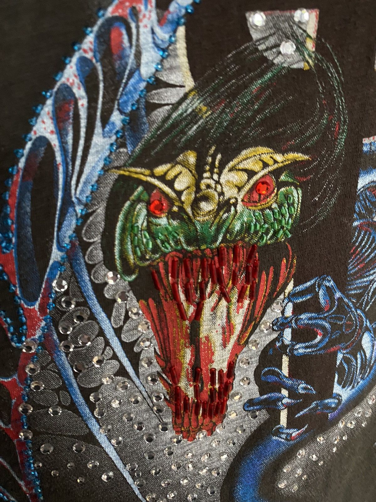 Band Tees × Judas Priest × Ringspun Ed hardy style Ringspun Judas Priest Single Stitch tshirt Size US M / EU 48-50 / 2 - 10 Thumbnail