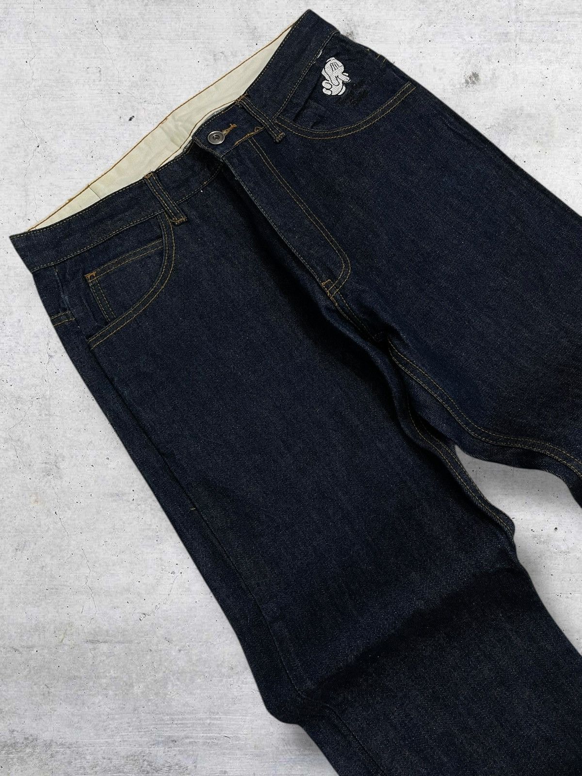 Hysteric Glamour VINTAGE LATE COMER OG JAPAN DESIGNER MICKEY EMBROIDERY DENIM Size US 32 / EU 48 - 15 Thumbnail